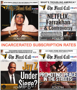 12 Months 50 Issues (Incarcerated Rate) (PRINT EDITION - MAIL ORDER)